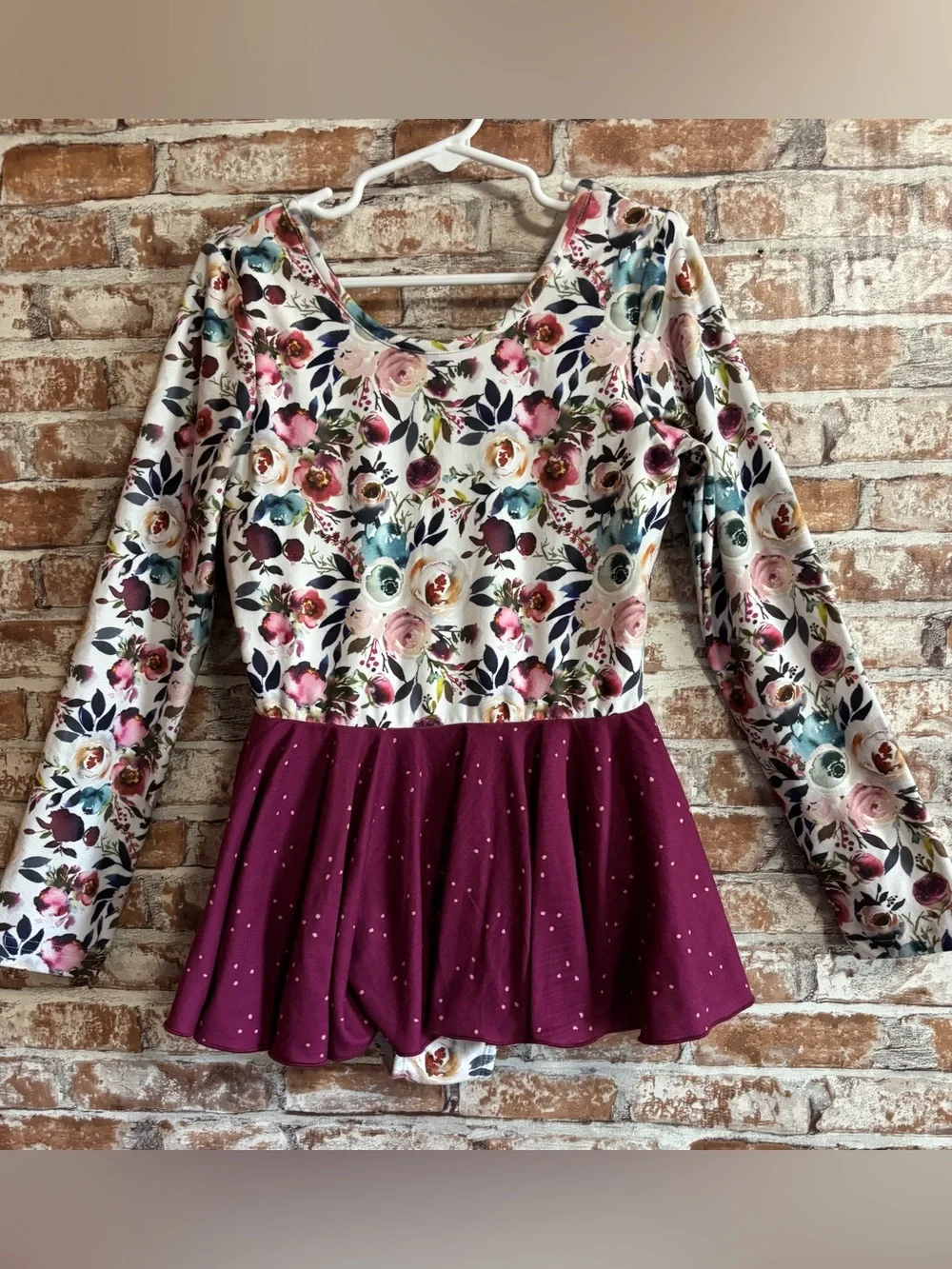 Cheeky Plum Farrah Long Sleeve Leotards,  Bundle of Two